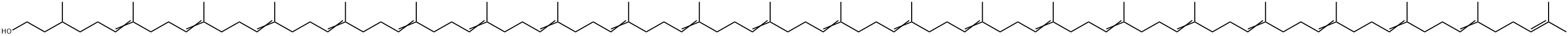 3,7,11,15,19,23,27,31,35,39,43,47,51,55,59,63,67,71,75,79,83,87-Docosamethyl-6,10,14,18,22,26,30,34,38,42,46,50,54,58,62,66,70,74,78,82,86-octaoctacontahenicosen-1-ol Structure