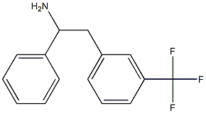 α-Phenyl-3-(trifluoromethyl)benzeneethanamine Structure