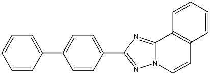 2-(1,1'-biphenyl-4-yl)-1,2,4-triazole(5,1-a)isoquinoline Structure