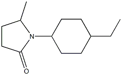 2-Pyrrolidinone,1-(4-ethylcyclohexyl)-5-methyl-(9CI) Structure