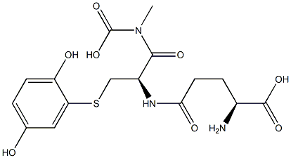 2-(S-glutathionyl)hydroquinone Structure