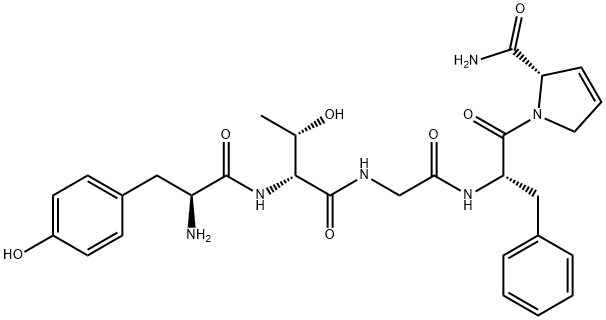 enkephalinamide, Thr(2)-delta(3)Pro(5)- Structure