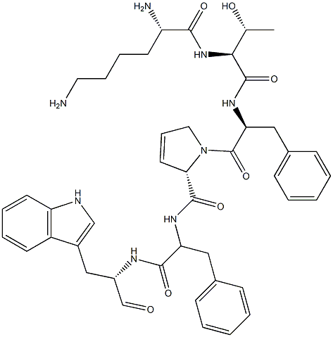 cyclo(Trp-Lys-Thr-Phe-Pro-Phe)acetate Structure