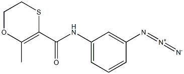 3'-azidocarboxin Structure