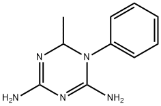 1,3,5-Triazine-2,4-diamine,1,6-dihydro-6-methyl-1-phenyl-(9CI) Structure