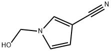 1H-Pyrrole-3-carbonitrile,1-(hydroxymethyl)-(9CI) Structure