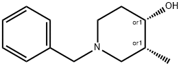 4-Piperidinol,3-methyl-1-(phenylmethyl)-,(3R,4S)-rel-(9CI) Structure