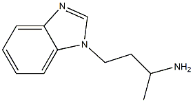 1H-Benzimidazole-1-propanamine,alpha-methyl-(9CI) Structure