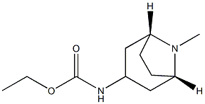 Carbamic acid, [(3-endo)-8-methyl-8-azabicyclo[3.2.1]oct-3-yl]-, ethyl ester (9CI) Structure