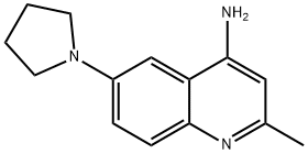 4-Quinolinamine,2-methyl-6-(1-pyrrolidinyl)-(9CI) Structure