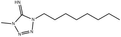 5H-Tetrazol-5-imine,1,4-dihydro-1-methyl-4-octyl-(9CI) Structure