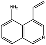 5-Isoquinolinamine,4-ethenyl-(9CI) Structure