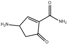 1-Cyclopentene-1-carboxamide,3-amino-5-oxo-(9CI) Structure