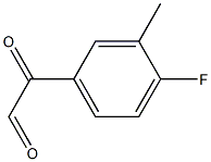 Benzeneacetaldehyde, 4-fluoro-3-methyl-α-oxo- Structure