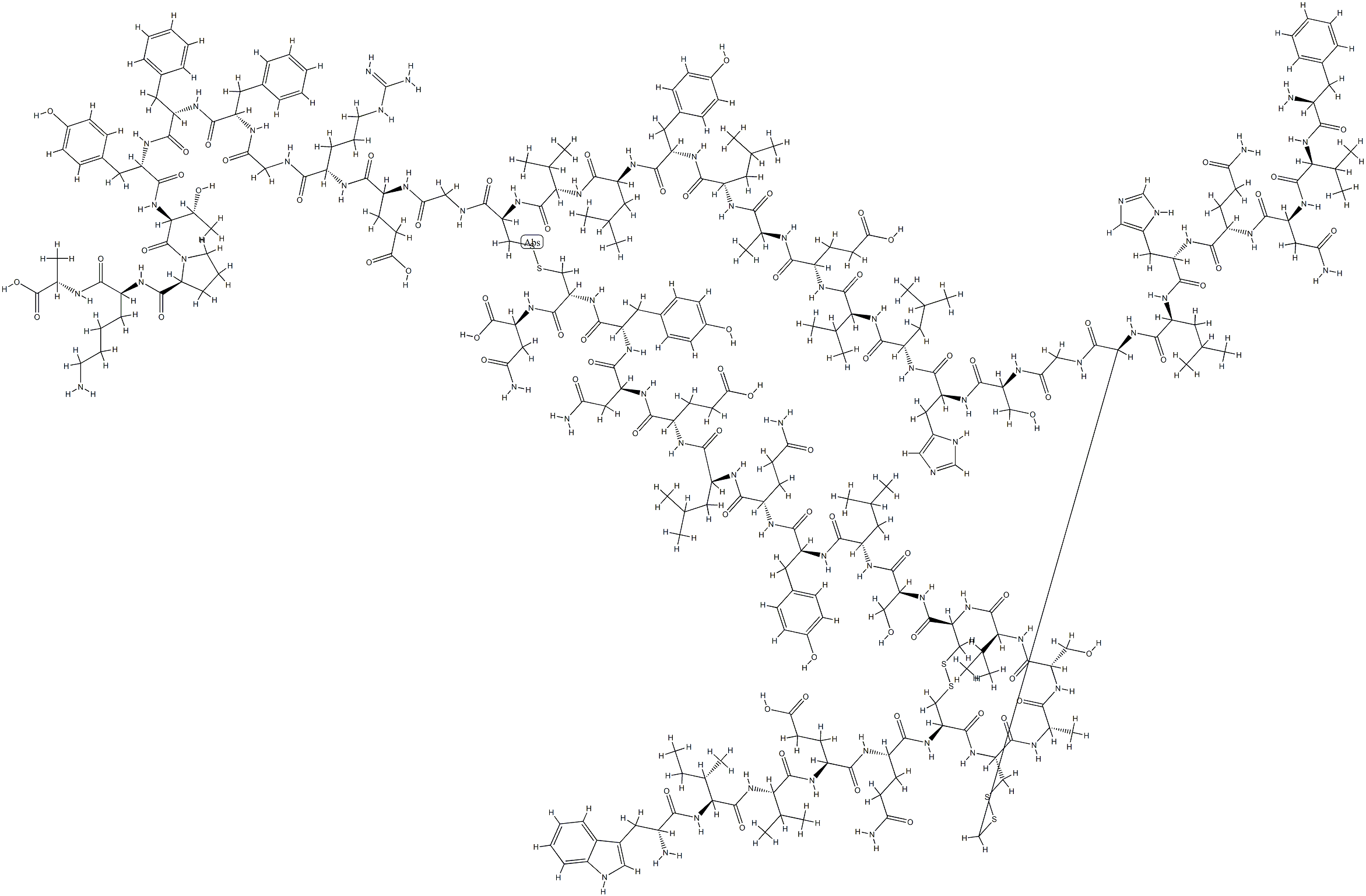 insulin, Trp(A1)- Structure
