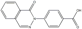 4-(1-oxophthalazin-2(1H)-yl)benzoic acid Structure