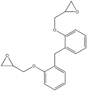DIGLYCIDYLETHEROFBISPHENOLF Structure