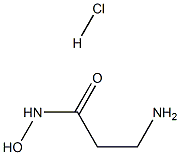beta-alanine hydroxamate hydrochloride Structure