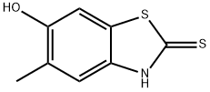 6-Benzothiazolol,2-mercapto-5-methyl-(7CI) Structure