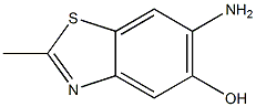 5-Benzothiazolol,6-amino-2-methyl-(7CI) Structure