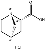 (1R,2S,4R)-rel-1-Azabicyclo[2.2.1]heptane-2-carboxylic acid hydrochloride Structure
