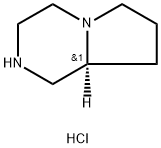Pyrrolo[1,2-a]pyrazine, octahydro-, hydrochloride (1:1), (8aS)- Structure