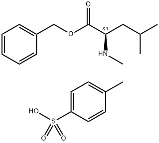 H-N-Me-D-Leu-OBzl·TosOH Structure