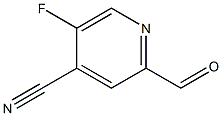 5-Fluoro-2-formylisonicotinonitrile Structure