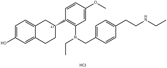 Elacestrant dihydrochloride Structure