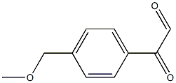 Benzeneacetaldehyde, 4-(methoxymethyl)-α-oxo- Structure