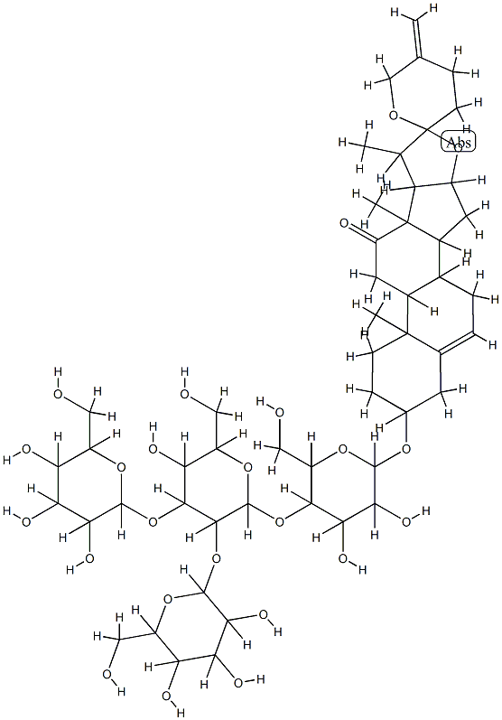 spiroakyroside Structure
