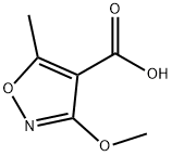 4-Isoxazolecarboxylicacid,3-methoxy-5-methyl-(8CI,9CI) Structure