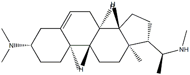 (20S)-3β-(Dimethylamino)-20-methylaminopregn-5-ene Structure