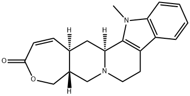 (3β,15β,20α)-16,17-Didehydro-1-methyl-17a-homo-18-oxayohimban-17a-one Structure