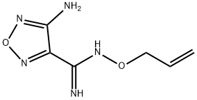 1,2,5-Oxadiazole-3-carboximidamide,4-amino-N-(2-propenyloxy)-(9CI) Structure