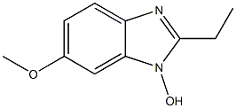 1H-Benzimidazole,2-ethyl-1-hydroxy-6-methoxy-(9CI) Structure