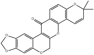 6a,12a-Dehydromillettone Structure