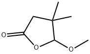 BETA,BETA-DIMETHYL-GAMMA-(HYDROXYMETHYL)-GAMMA-BUTYROLACTONE) Structure