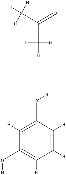 2-Propanone, polymer with 1,3-benzenediol Structure