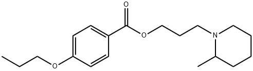 3-(2-Methylpiperidino)propyl=p-propoxybenzoate Structure