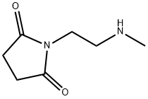 2,5-Pyrrolidinedione,1-[2-(methylamino)ethyl]-(9CI) Structure