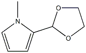 1H-Pyrrole,2-(1,3-dioxolan-2-yl)-1-methyl-(9CI) Structure