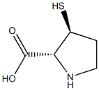 D-Proline, 3-mercapto-, (3R)-rel- (9CI) Structure