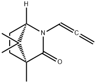(1R,4S)-4,7,7-Trimethyl-2-(1,2-propadien-1-yl)-2-azabicyclo[2.2.1]heptan-3-one Structure