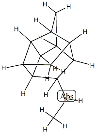 1,2,4-Ethanylylidene-1H-cyclobuta[cd]pentalen-5-amine,octahydro-N-methyl-,(1-alpha-,1a-bta-,2-alpha-,3a-bta-,4-alpha-,5-alpha-,5a-bta-,5b-bta-,6S*)-(9CI) Structure
