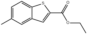 5-Methyl-benzo[b]thiophene-2-carboxylic acid ethyl ester Structure