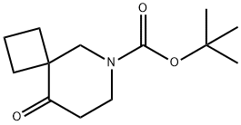 tert-butyl 9-oxo-6-azaspiro[3.5]nonane-6-carboxylate Structure
