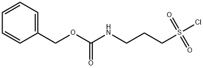 (3-CHLOROSULFONYL-PROPYL)-CARBAMIC ACID BENZYL ESTER Structure