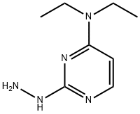 N,N-diethyl-2-hydrazinylpyrimidin-4-amine Structure