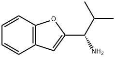 (1S)-1-(1-BENZOFURAN-2-YL)-2-METHYLPROPAN-1-AMINE Structure